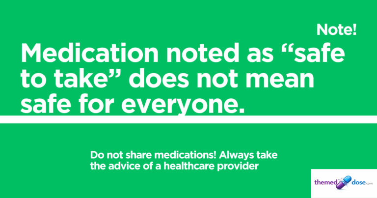 medication safety warning