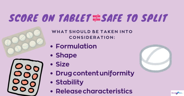 Score on tablet does not mean safe to split